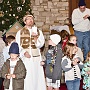 Supplies finally reach the community.  The worship and feast take place, and everyone agrees to "spread the light ... share the light."