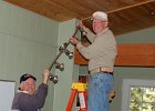 DSC 0183  Lawrence and Art continue with their work replacing light fixtures.