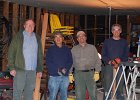 DSC 0191  The sheetrock crew.  L-R: Phil, Leland, Steve and Gabriel.  Not shown: Jordy and Rod Thorn.