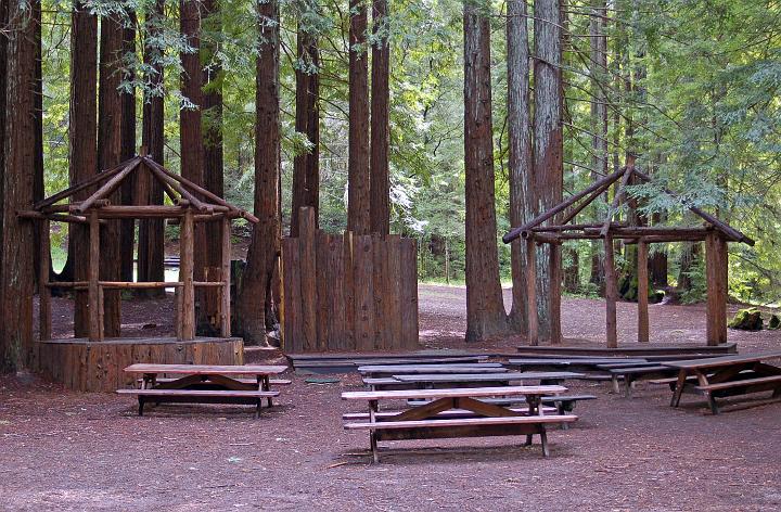 DSC_0055.JPG - We helped construct Westminster Woods' open air theatre, shown here.