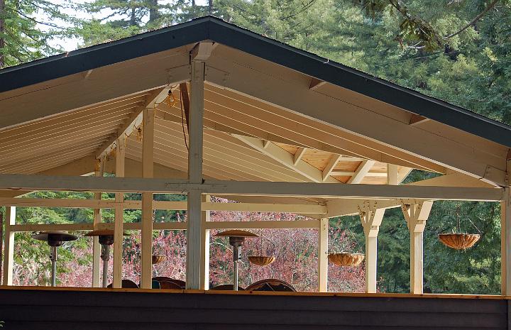 M10-18.JPG - View of the outdoor dining area at Westminster Woods.  Our work would be at the other, much more utilitarian, side of the building. (Mar 2010)