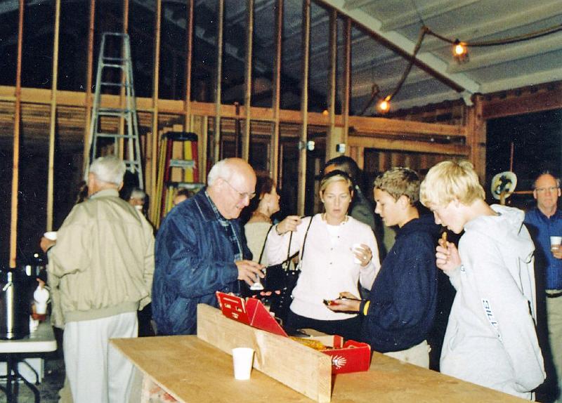 311.jpg - Construction Zone?  Not to worry, we do coffee fellowship after worship anyway, inside the Social Hall.