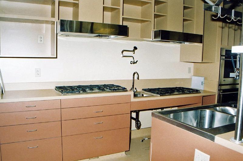 405.jpg - A view of the new kitchen, now located at the end of the Social Hall nearest the Sanctuary.