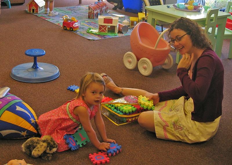 408.jpg - Young children enjoy the remodeled nursery, now located immediately next to the Sanctuary for easy access.