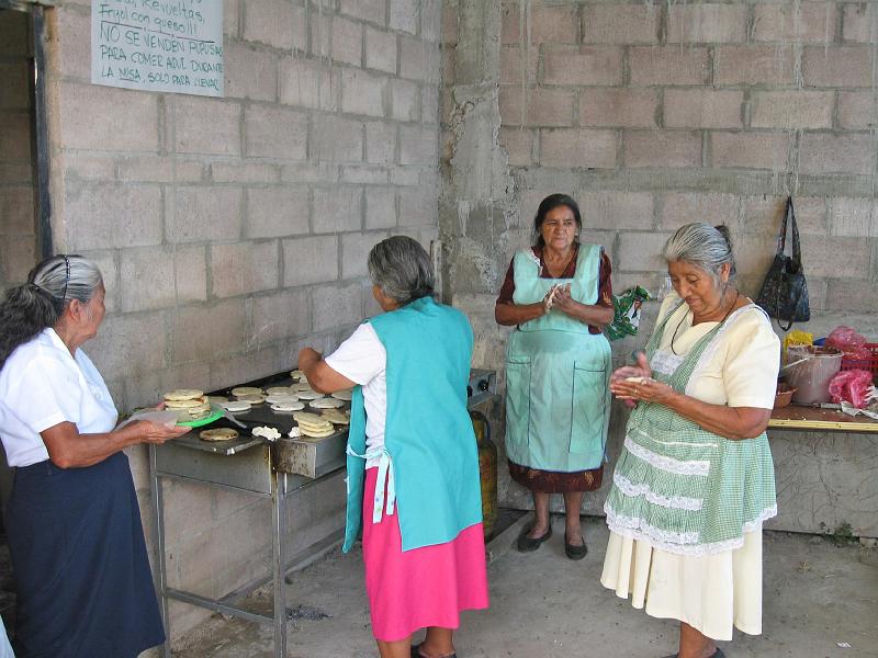 MK011.jpg - Church women make and sell pupusas after worship to raise money for homeless people.