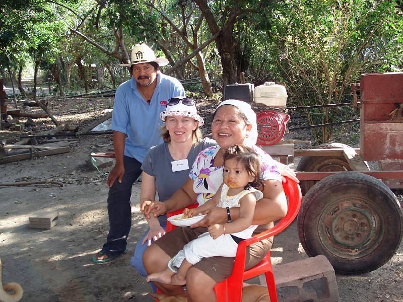 S492.jpg - Suzanne Wolf stayed with Mirna (4th grade teacher), Chungo and 6 kids.