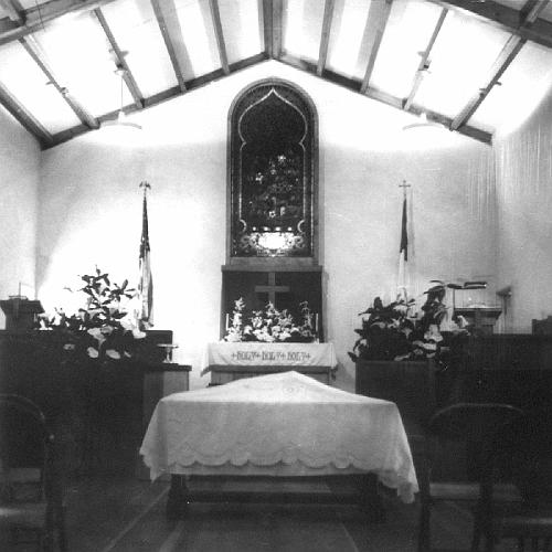 3.jpg - This was the setting for the first service held in the present Social Hall.