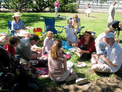 Families at Picnic