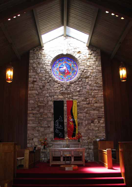 Sanctuary at Pentecost